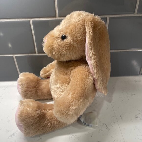 Build A Bear Tan Brown Floppy Ear Bunny Rabbit - Picture 3 of 7